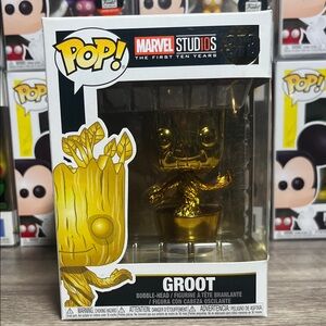 Funko Pop Marvel Groot Gold #378